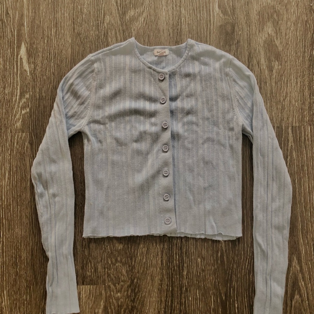 Garage baby blue cardigan